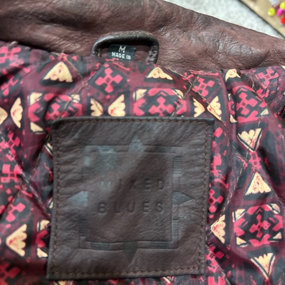 Vintage Leather Aviator Bomber Style Jacket - Picture 10 of 10